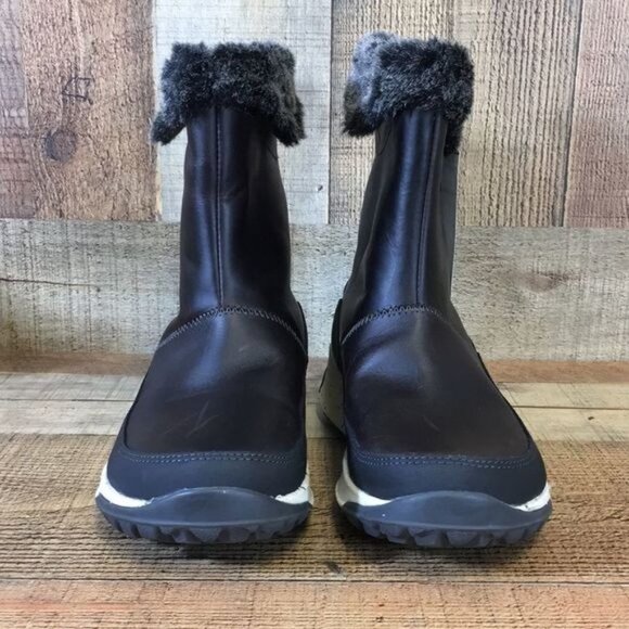 Chaco Black Borealis Mid Winter Bootis Womens 6.5 Hiking‎ Shoes Waterproof - Picture 3 of 14